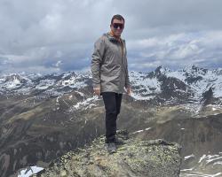 Husky Nestia M brown pánský hardshell kabát