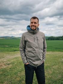 Husky Nestia M brown pánský hardshell kabát