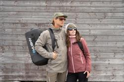 Husky Nestia M green pánský hardshell kabát