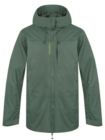 Husky Nestia M green pánský hardshell kabát