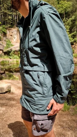 Husky Nevr M dk. grey pánský hardshell kabát