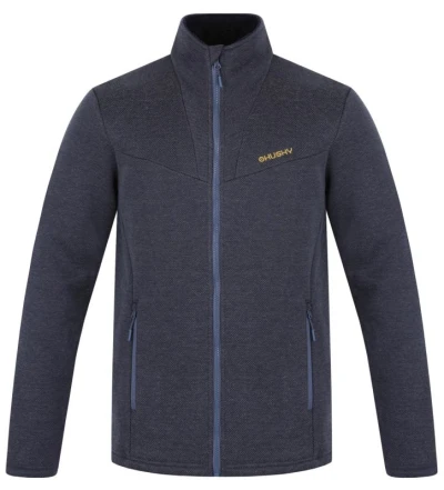 Husky Akra M dark blue pánský svetr na zip