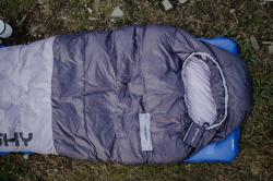 Husky Dinis Ladies -10°C blue/pink péřový třísezónní dámský spacák