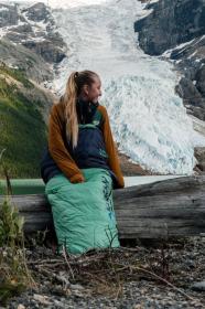 Husky Dinis -10°C blue/mint péřový třísezónní spacák