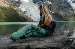 Husky Dinis -10°C blue/mint péřový třísezónní spacák