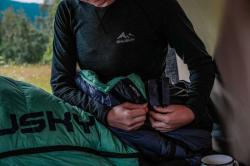 Husky Dinis -10°C blue/mint péřový třísezónní spacák