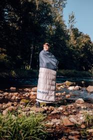 Husky Drumy blue/grey péřový třísezónní spacák