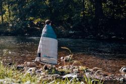 Husky Drumy blue/grey péřový třísezónní spacák