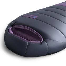 Husky Drape Ladies blue/purple péřový zimní dámský spacák