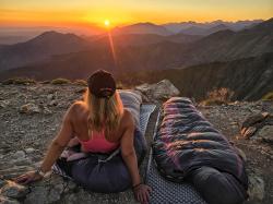 Husky Dopy blue/grey Péřový zimní spacák