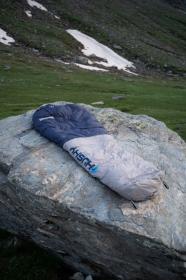 Husky Dopy blue/grey Péřový zimní spacák