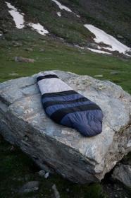 Husky Dopy blue/grey Péřový zimní spacák