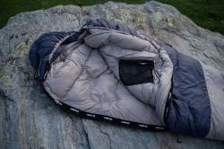 Husky Dopy blue/grey Péřový zimní spacák