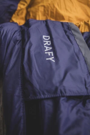Husky Drafy blue/orange péřový zimní spacák