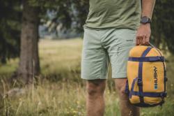 Husky Drafy blue/orange péřový zimní spacák