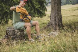 Husky Drafy blue/orange péřový zimní spacák