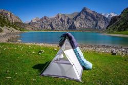 Husky Drape péřový zimní spacák