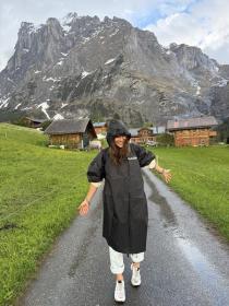 Husky RAINIE black pláštěnka