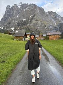 Husky RAINIE black pláštěnka