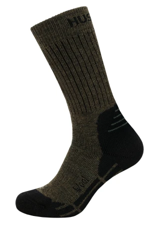Husky All Wool khaki ponožky