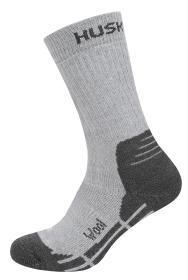 Husky All Wool sv. šedé ponožky