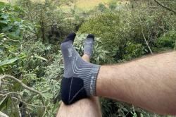 Husky Hiking červené ponožky