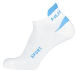 Husky Sport biele/modré ponožky