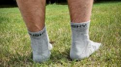 Husky Trip purple ponožky