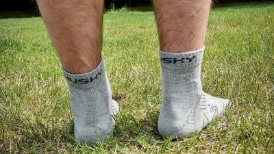 Husky Trip sv. šedé ponožky
