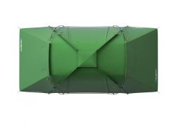 Husky Boston 4 zelený rodinný stan pro 4 osoby + šátek Kilpi