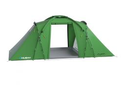 Husky Boston 4 zelený rodinný stan pro 4 osoby + šátek Kilpi