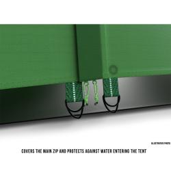 Husky Boston 4 zelený rodinný stan pro 4 osoby + šátek Kilpi