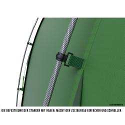 Husky Boston 4 zelený rodinný stan pro 4 osoby + šátek Kilpi