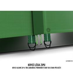 Husky Boston 4 zelený rodinný stan pro 4 osoby + šátek Kilpi