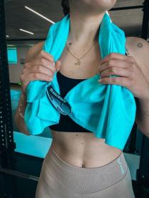 Husky Jack L modrá ručník