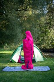 Husky Ladies Majesty pink syntetický třísezónní dámský spacák