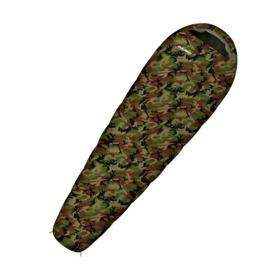 Husky Junior Army green syntetický třísezónní dětský spacák