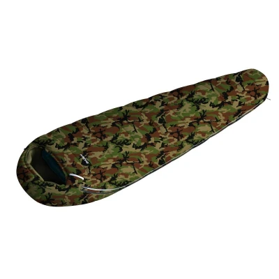 Husky Junior Army green syntetický třísezónní dětský spacák