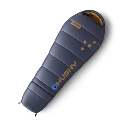 Husky Kids Magic blue/mustard syntetický třísezónní dětský spacák