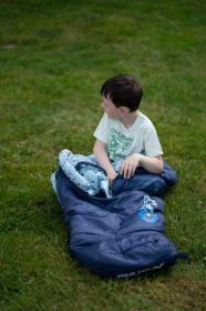 Husky Kids Magic blue/purple syntetický třísezónní dětský spacák