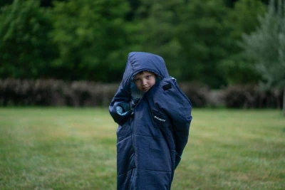 Husky Kids Magic blue/turquoise syntetický třísezónní dětský spacák