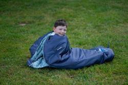 Husky Kids Magic blue/purple syntetický třísezónní dětský spacák