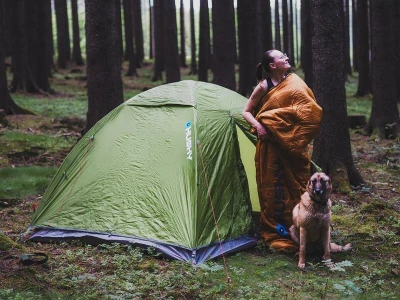 Husky mustard syntetický třísezónní spacák