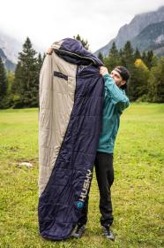 Husky Ember blue/grey syntetický třísezónní spacák