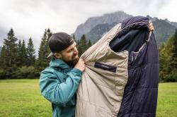 Husky Ember blue/grey syntetický třísezónní spacák