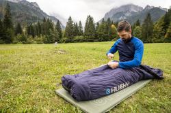 Husky Ember blue/grey syntetický třísezónní spacák