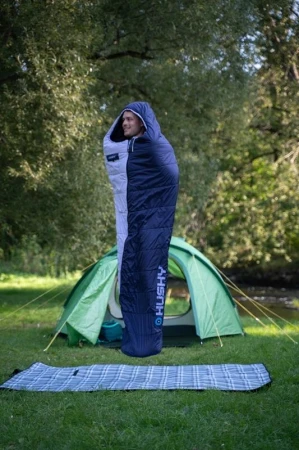 Husky Enemy blue syntetický třísezónní spacák