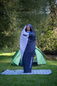 Husky Enemy blue syntetický třísezónní spacák