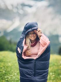 Husky Anapurna Ladies blue syntetický zimní dámský spacák