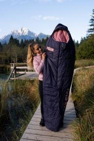 Husky Anapurna Ladies blue syntetický zimní dámský spacák